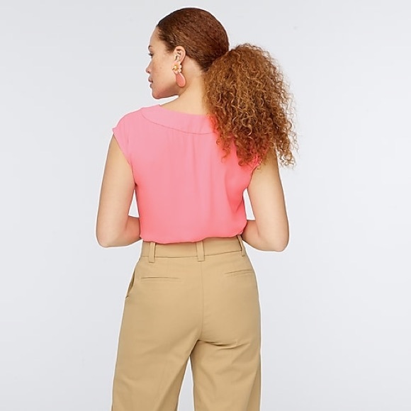 J. Crew sleeveless v-neck blouse - NWT - Picture 2 of 6